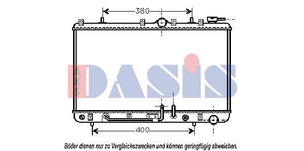 AKS DASIS Radiaator,mootorijahutus 560080N